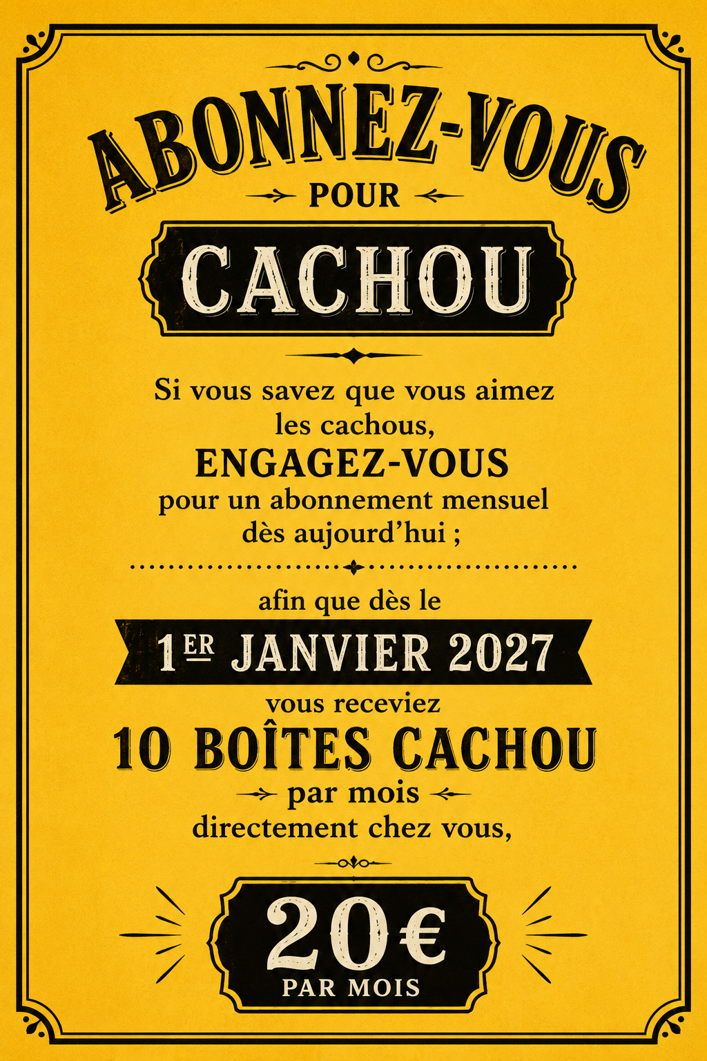 Engagment mensuel